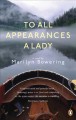 To all appearances a lady  Cover Image
