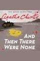 And then there were none  Cover Image